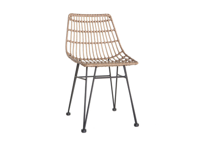 Gartenstuhl MAJA aus Kunststoffgeflecht im Rattanstil