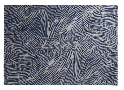 Gemusterter Teppich in Blau und Grau 200 x 290 cm SEA