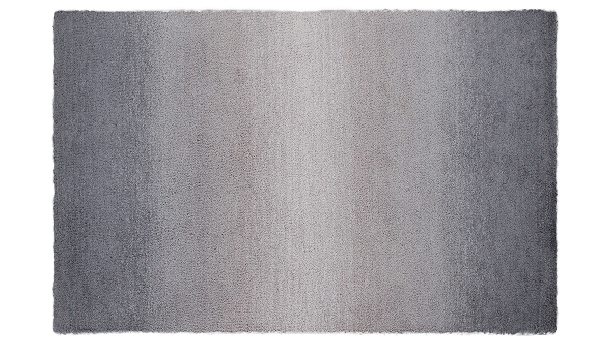 Grauverlaufender Teppich 160 x 230 cm SHADE