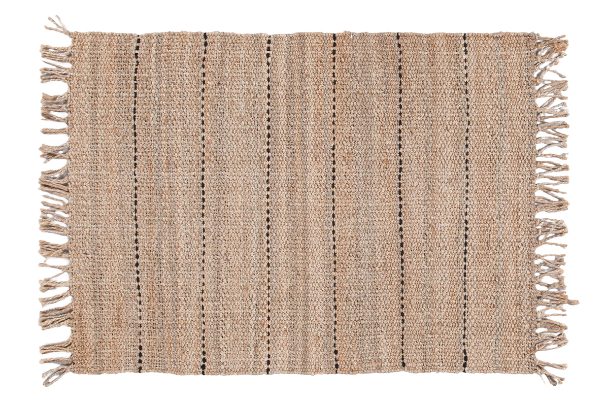 Handgewebter Juteteppich 60x120 cm CASTAVI