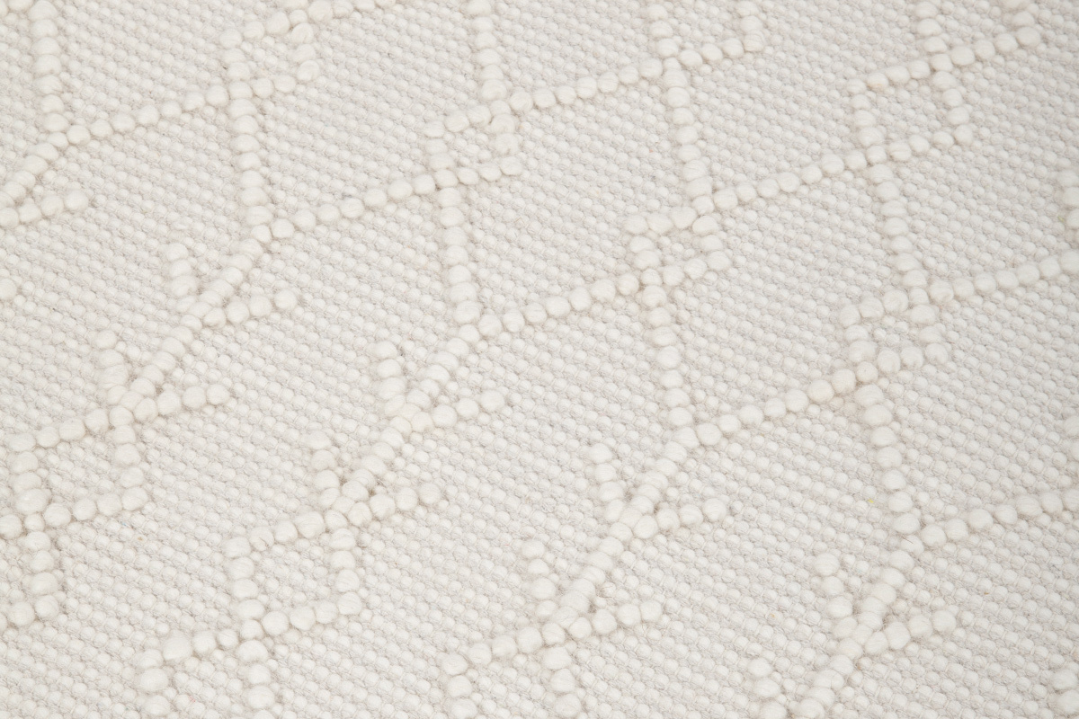 Handgewebter Teppich 160 x 230 cm Wolle-Baumwolle DENALI