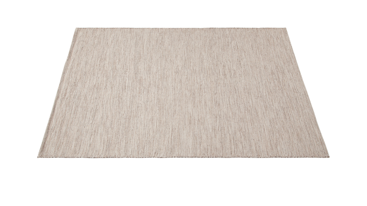 Handgewebter Teppich weiß meliert 160x230 cm SIMBEL