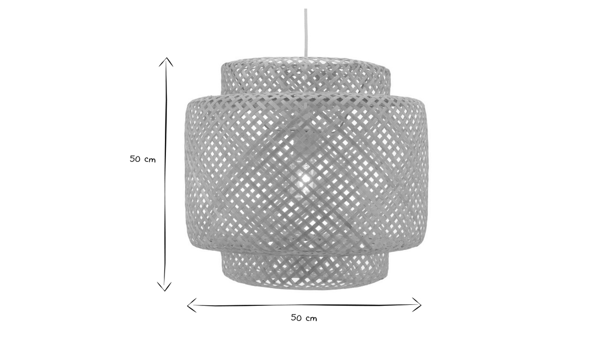 Hngeleuchte Bohme aus Bambus WILD