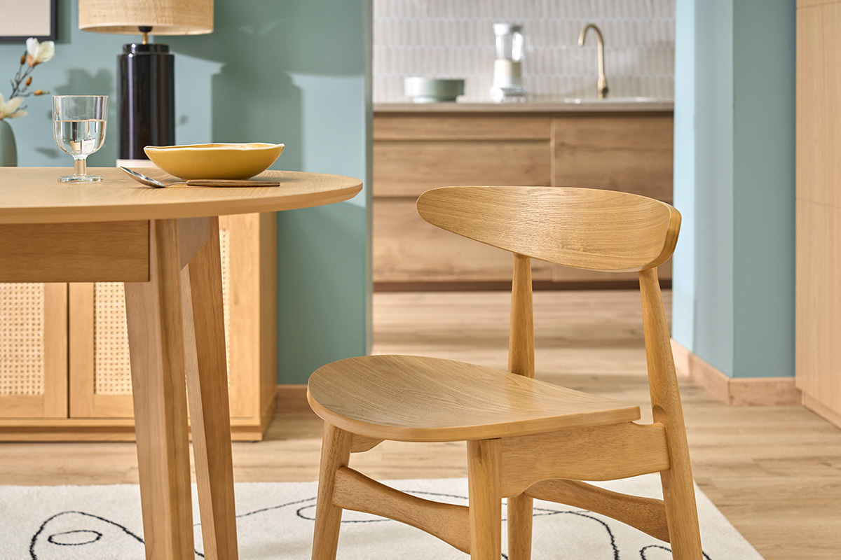 Helle skandinavische Holzst�hle (2er Set) WALFORD