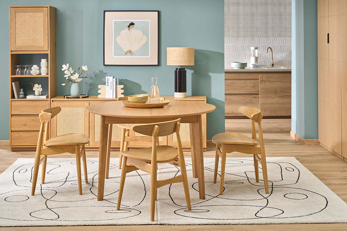 Helle skandinavische Holzst�hle (2er Set) WALFORD