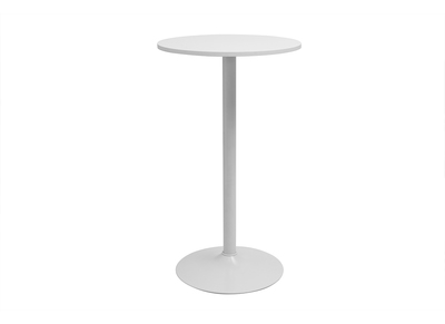 Hohes Designweiss Rundtisch D60 cm CALISTA