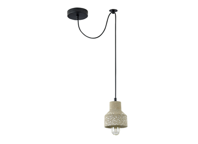 Industrial H&auml;ngelampe Beton Grau RAZZO