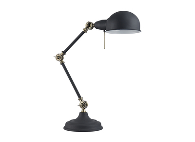 Industrial Tischlampe Metall Schwarz BELFAST
