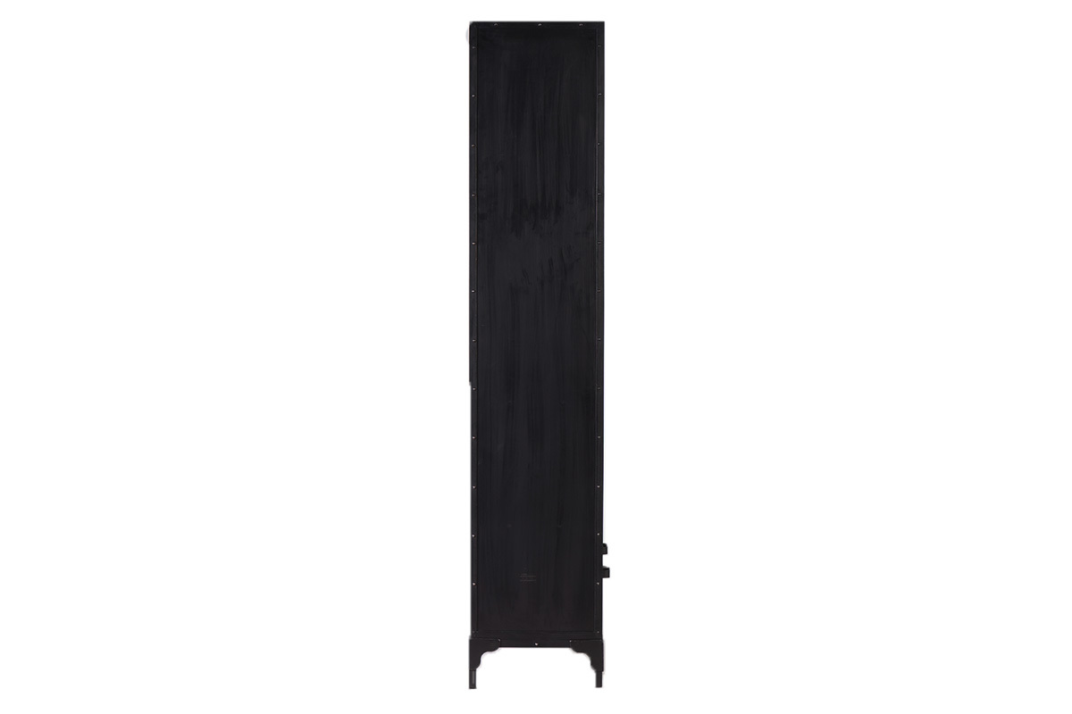 Industrie-Bcherschrank Metall Schwarz FACTORY