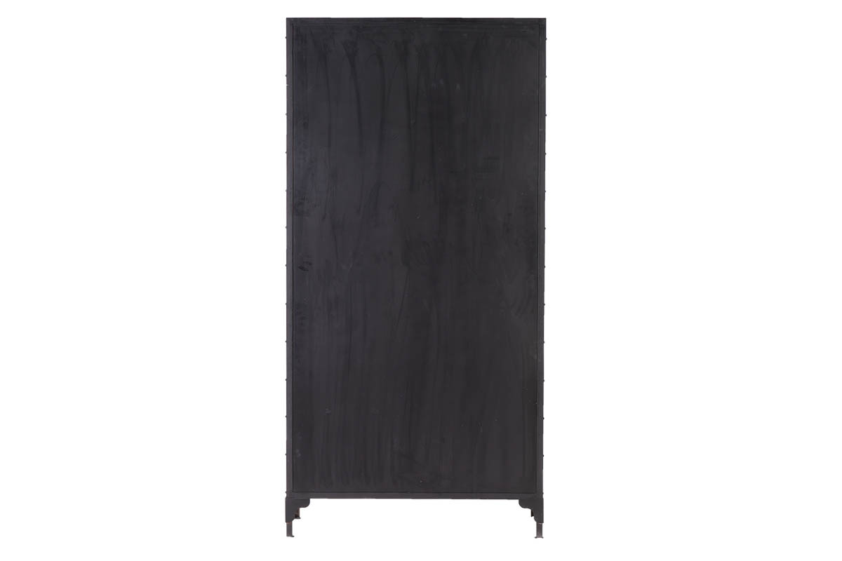 Industrie-Bcherschrank Metall Schwarz FACTORY
