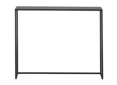 Industrielle Konsole schwarzes Metall L100 cm KARL - Industrielle Konsole schwarzes Metall L100 cm KARL