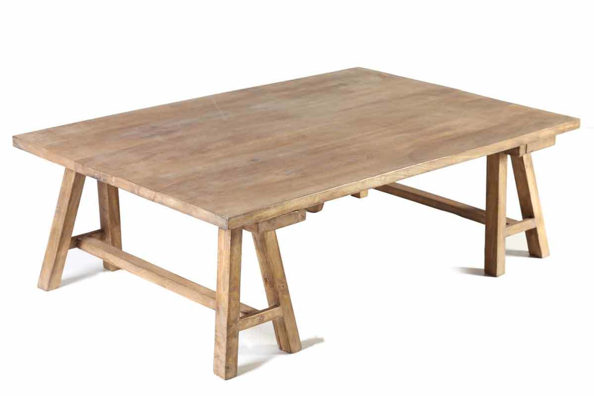 Industrieller Couchtisch Holz ANTIQUA