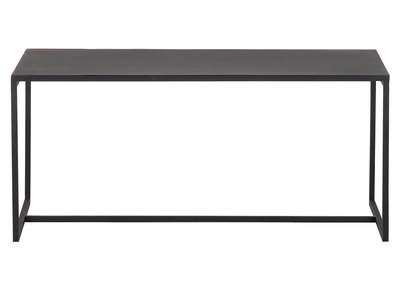 Industrieller Couchtisch KARL schwarzes Metall