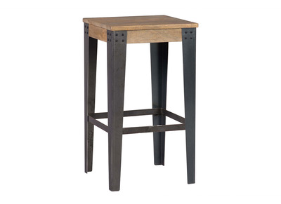 Industrieller Design-Hocker Metall und 65 cm MADISON