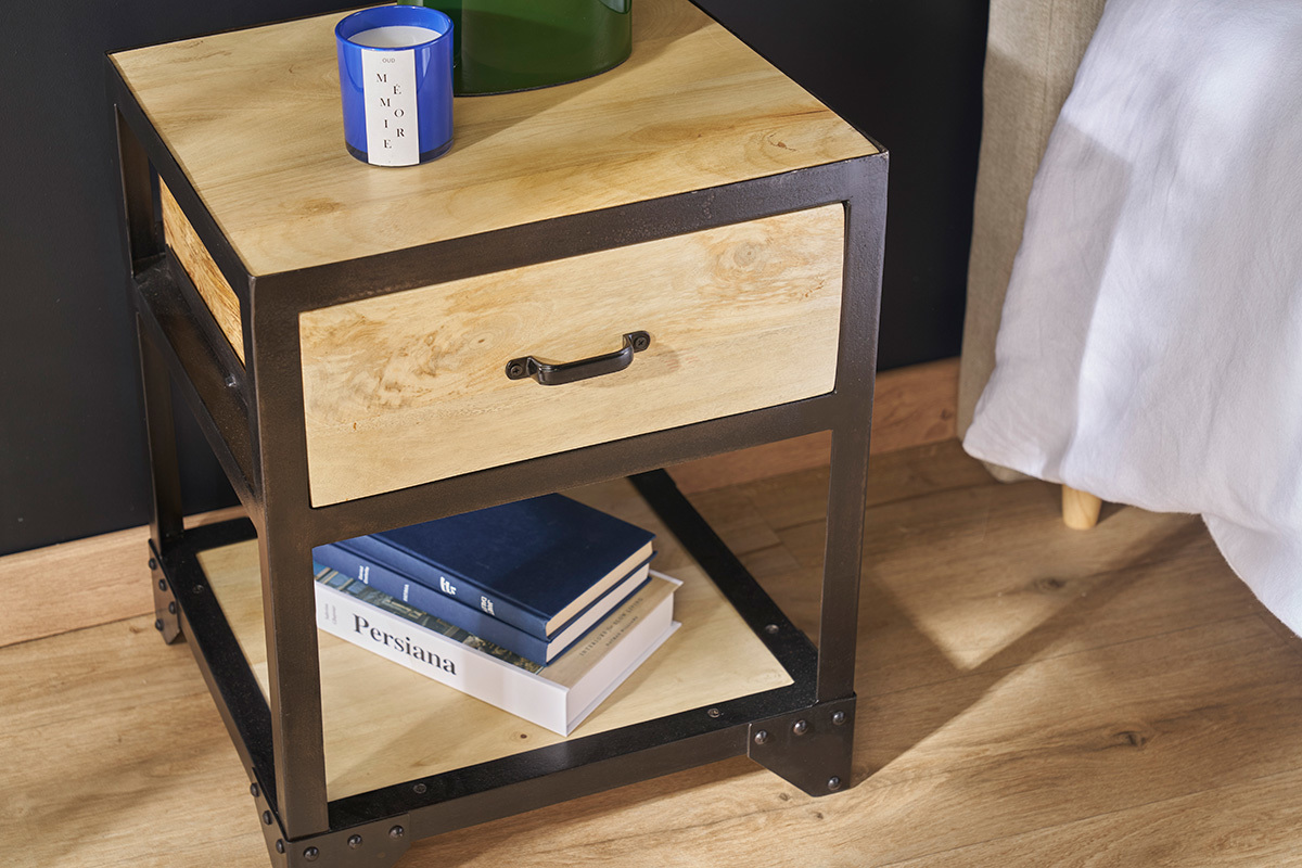 Industrieller Design-Nachttisch INDUSTRIA