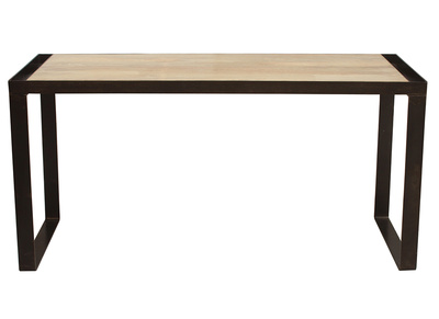 Industrieller Design-Schreibtisch aus Massivholz L156 INDUSTRIA