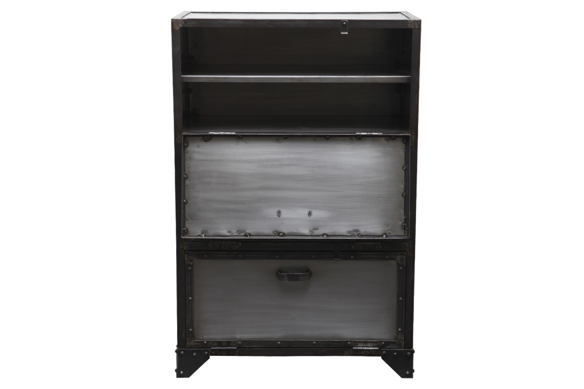 Industrieller Schuhschrank/Kommode Metall FACTORY