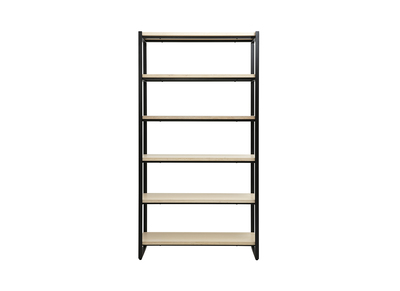 Industrielles Bücherregal Holz und Metall ARISTOTE