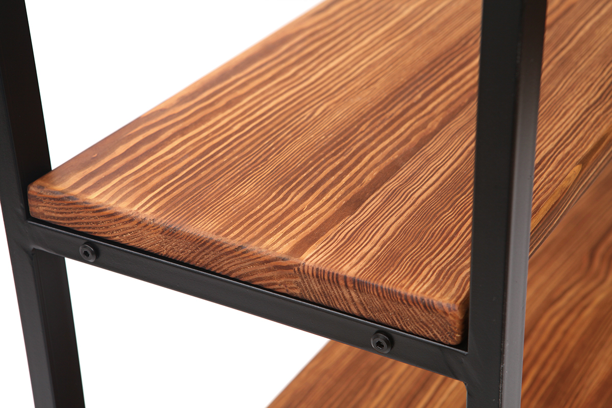 Industrielles Regal Holz und Metall ARISTOTE