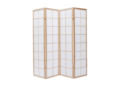 Japanischer Paravent IKUYO, Holz und Papier - Japanischer Paravent IKUYO, Holz und Papier