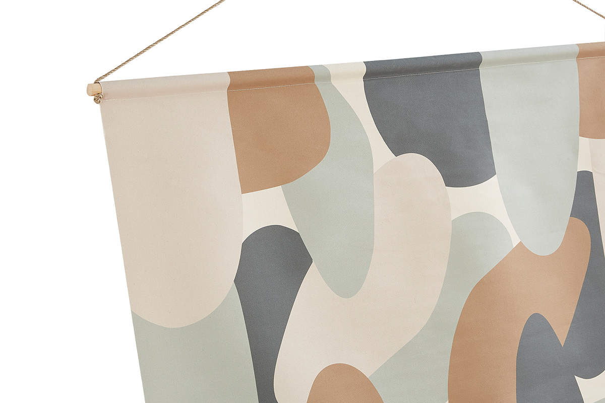 Kakemono mit abgerundeten Motiven L150 x B100 cm BRANDY