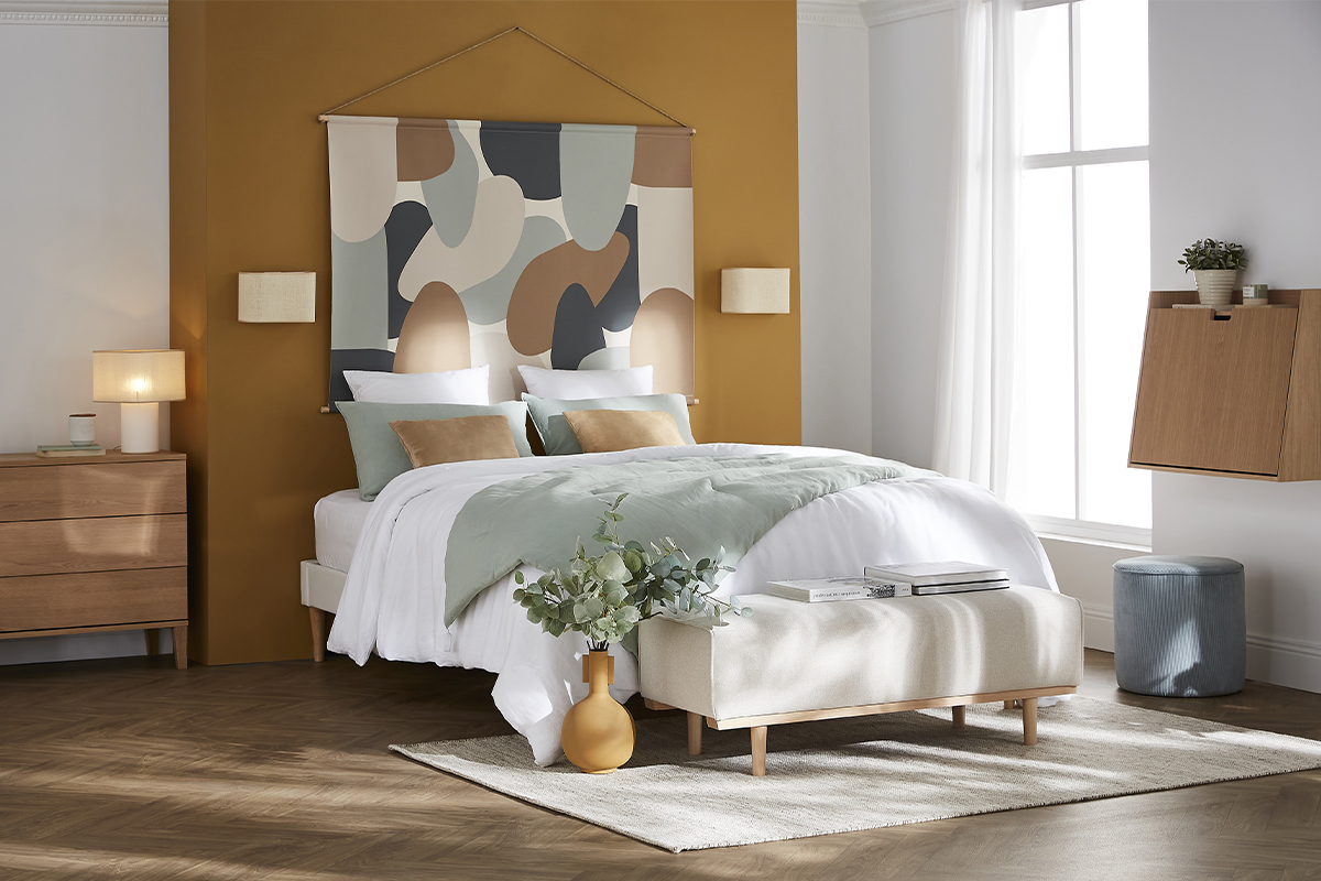 Kakemono mit abgerundeten Motiven L150 x B100 cm BRANDY