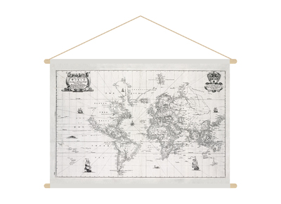KAKEMONO Weltkarte 90x60 cm MONDE - KAKEMONO Weltkarte 90x60 cm MONDE