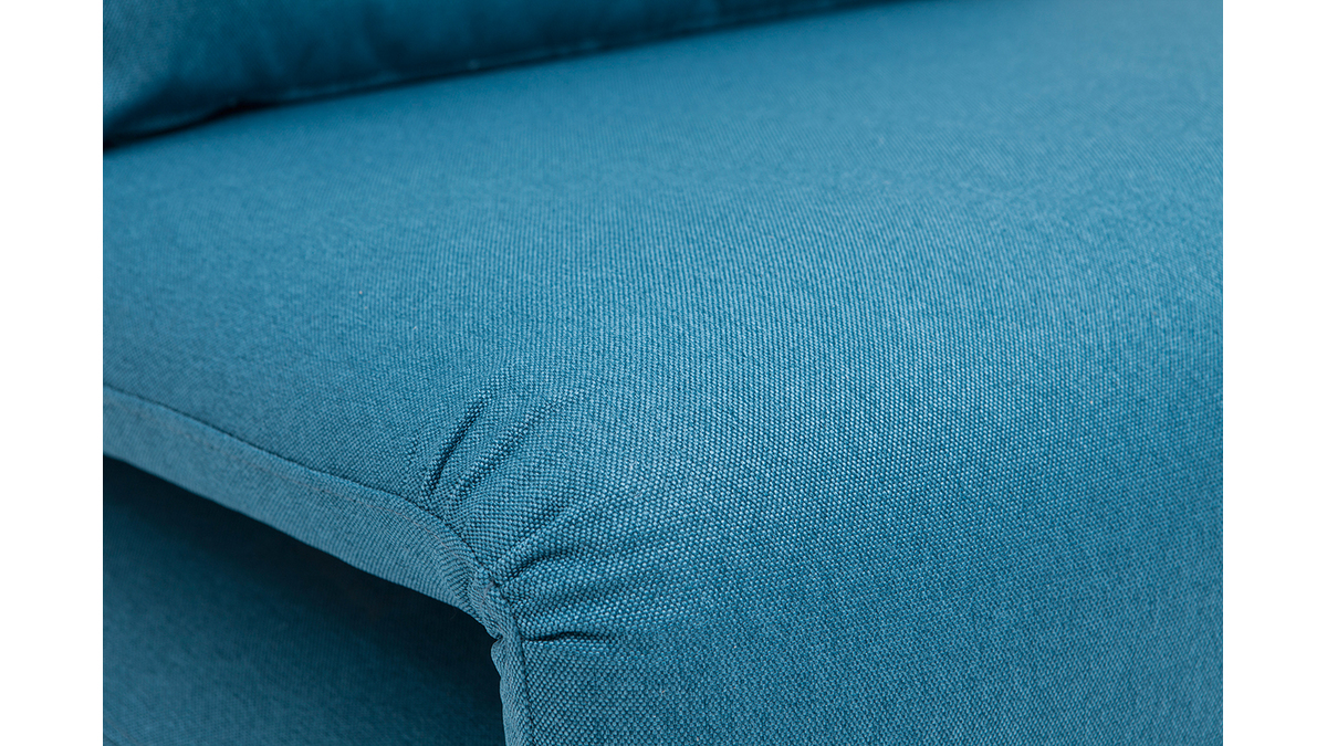 Kaminsessel verstellbar blauer Stoff SLEEPER