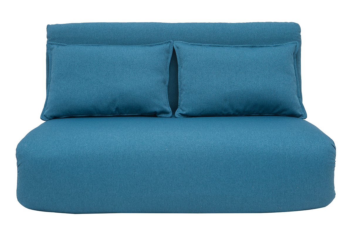 Kaminsessel verstellbar blauer Stoff SLEEPER
