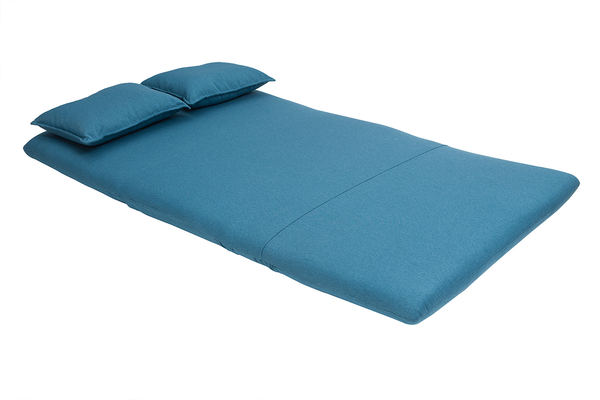Kaminsessel verstellbar blauer Stoff SLEEPER
