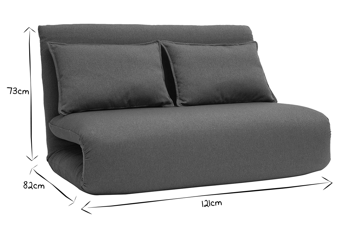 Kaminsessel verstellbar blauer Stoff SLEEPER