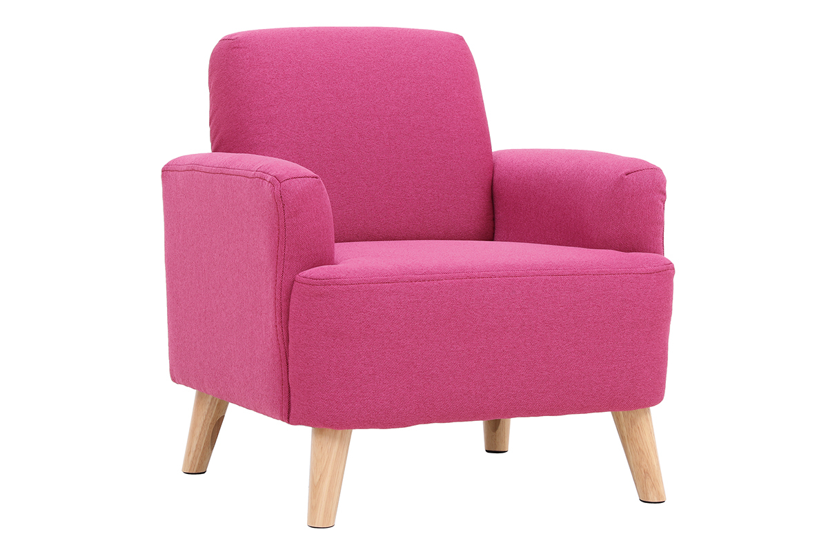 Kindersessel skandinavisch rosa BABY ISKO