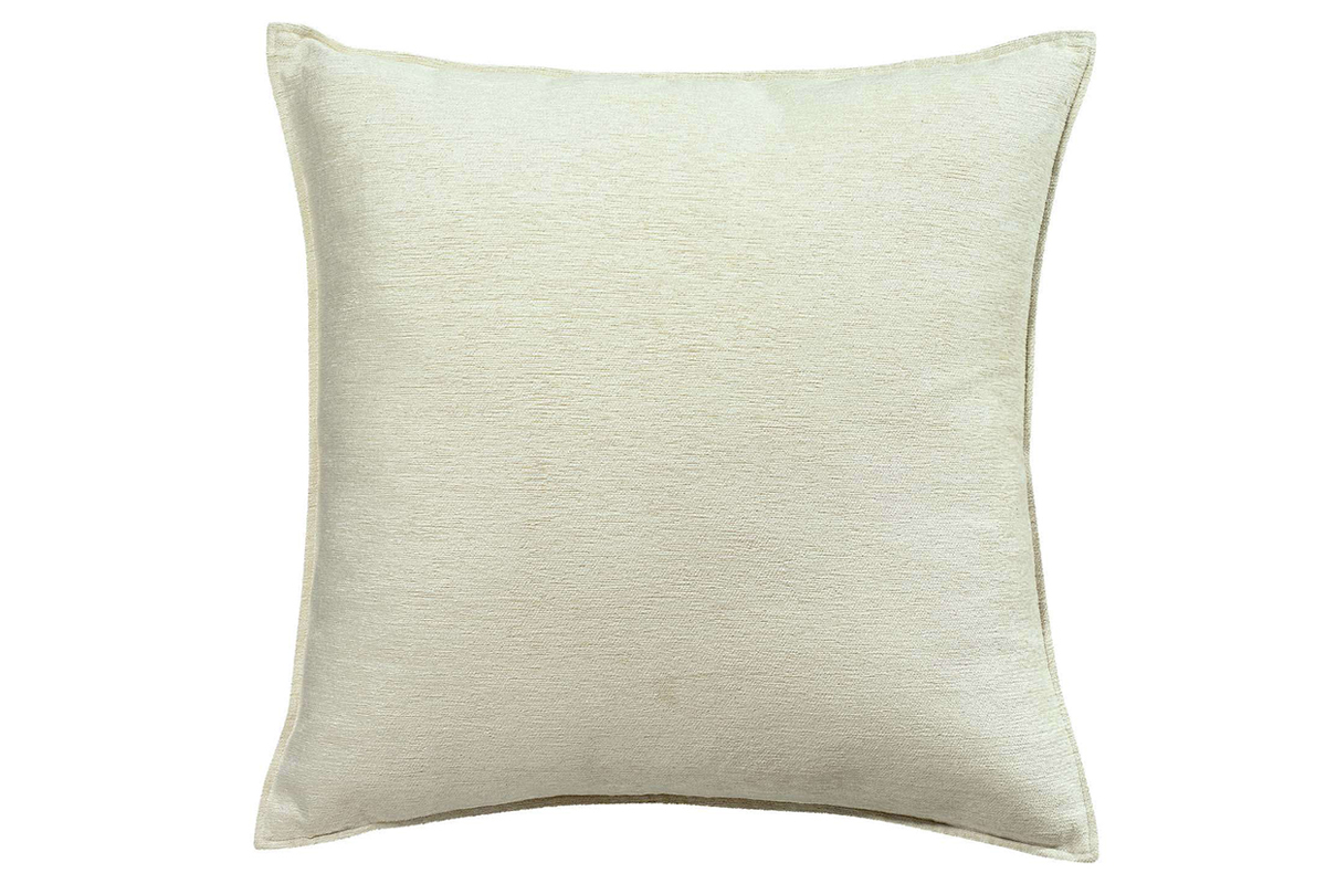 Kissen aus Velours Wei 45 x 45 cm ALOU