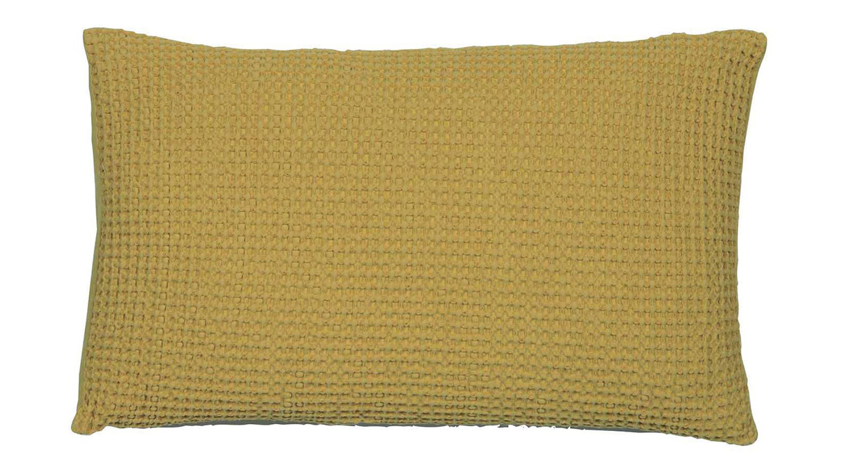 Kissen aus vorgewaschene Baumwolle Anisgrn 30 x 50 cm YAM