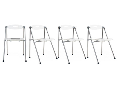 Klappstuhl aus Plexiglas Transparent JULIE (4 Stck.)