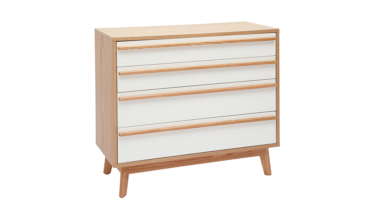 Kommode 4 Schubladen skandinavisches Design HELIA