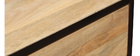 Kommode 6 Schubladen Holz und Metall INDUSTRIA