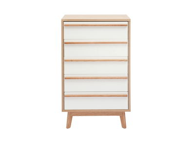 Kommode/Semainier 5 Schubladen skandinavisches Design HELIA