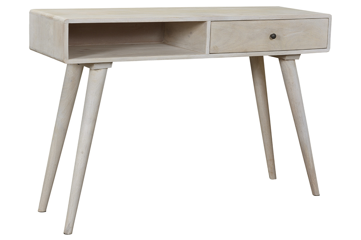 Konsole aus Mangoholz mit Stauflche 110cm MYO