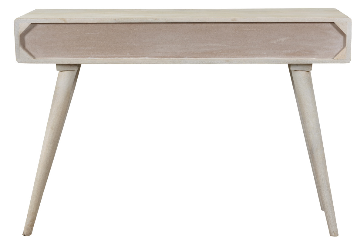 Konsole aus Mangoholz mit Stauflche 110cm MYO
