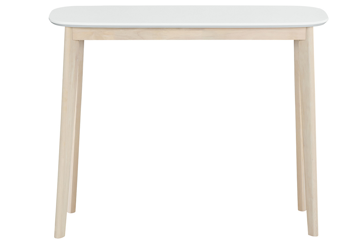 Konsole Skandinavisch Wei und helles Holz LEENA