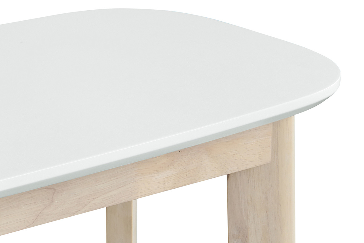 Konsole Skandinavisch Wei und helles Holz LEENA
