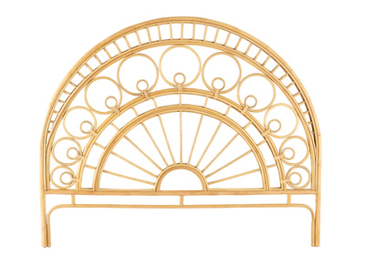 Kopfteil aus Rattan mit Muster B 160 cm SORAYA