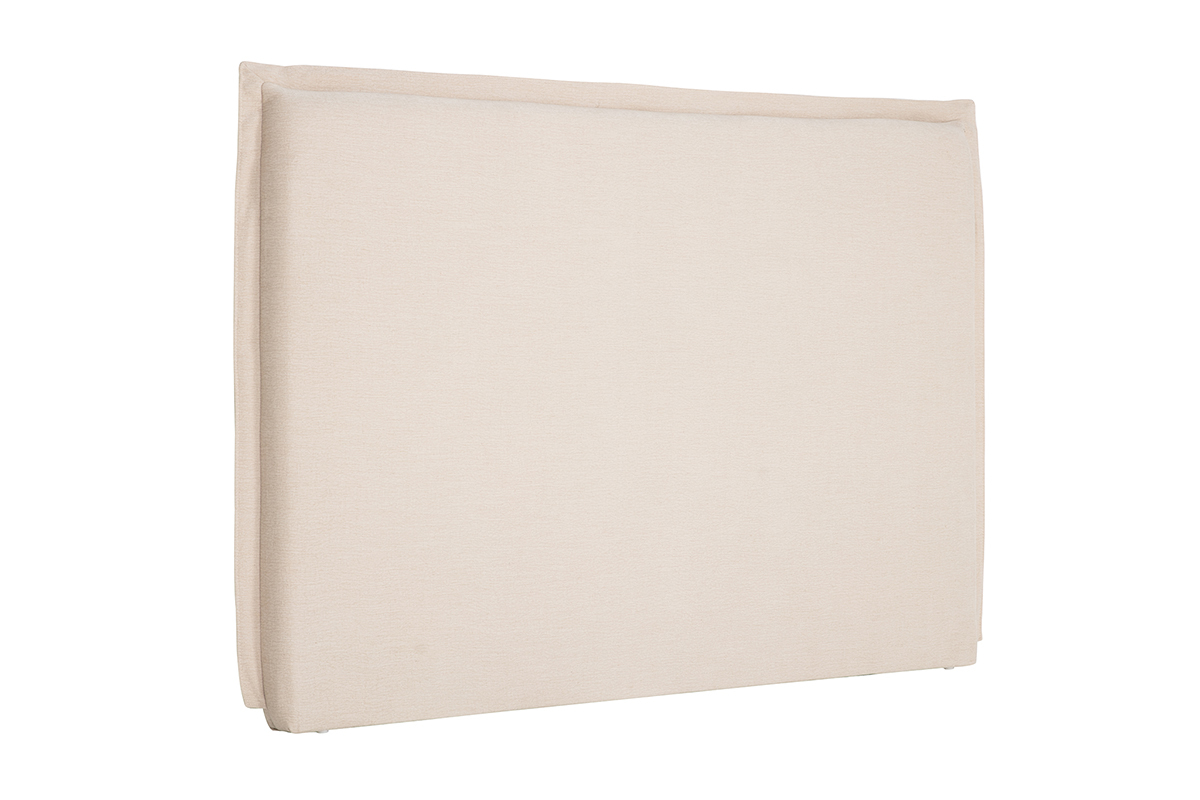 Kopfteil in Beige Leinenoptik Stoff L160 cm PIA