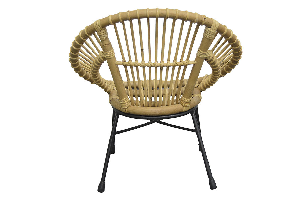 Korbsessel aus Rattan naturfarben fr Kinder MALACCA