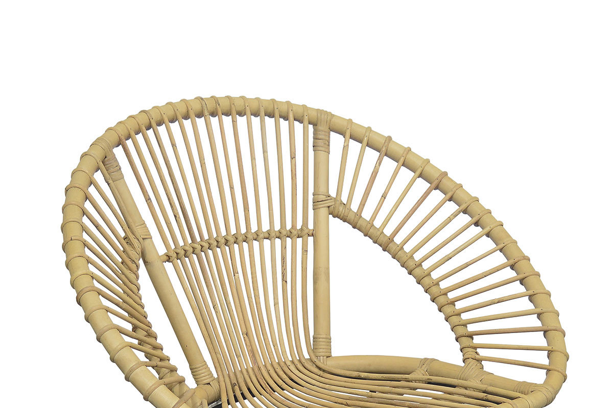 Korbsessel aus Rattan naturfarben fr Kinder MALACCA