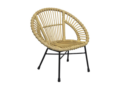 Korbsessel aus Rattan naturfarben f&uuml;r Kinder MALACCA