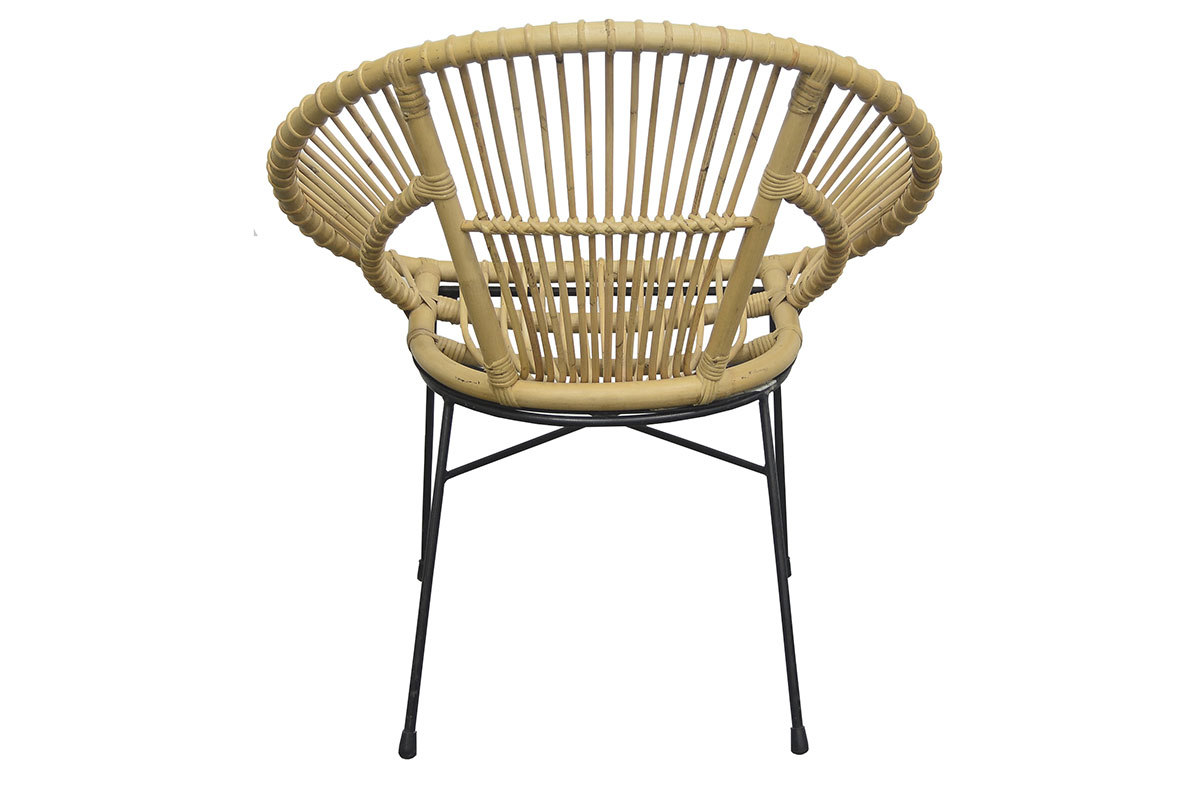 Korbsessel aus Rattan naturfarben MALACCA