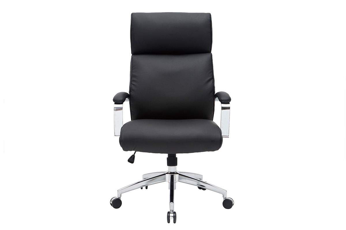 Leder-Brosessel Schwarz CITY - Rindsleder