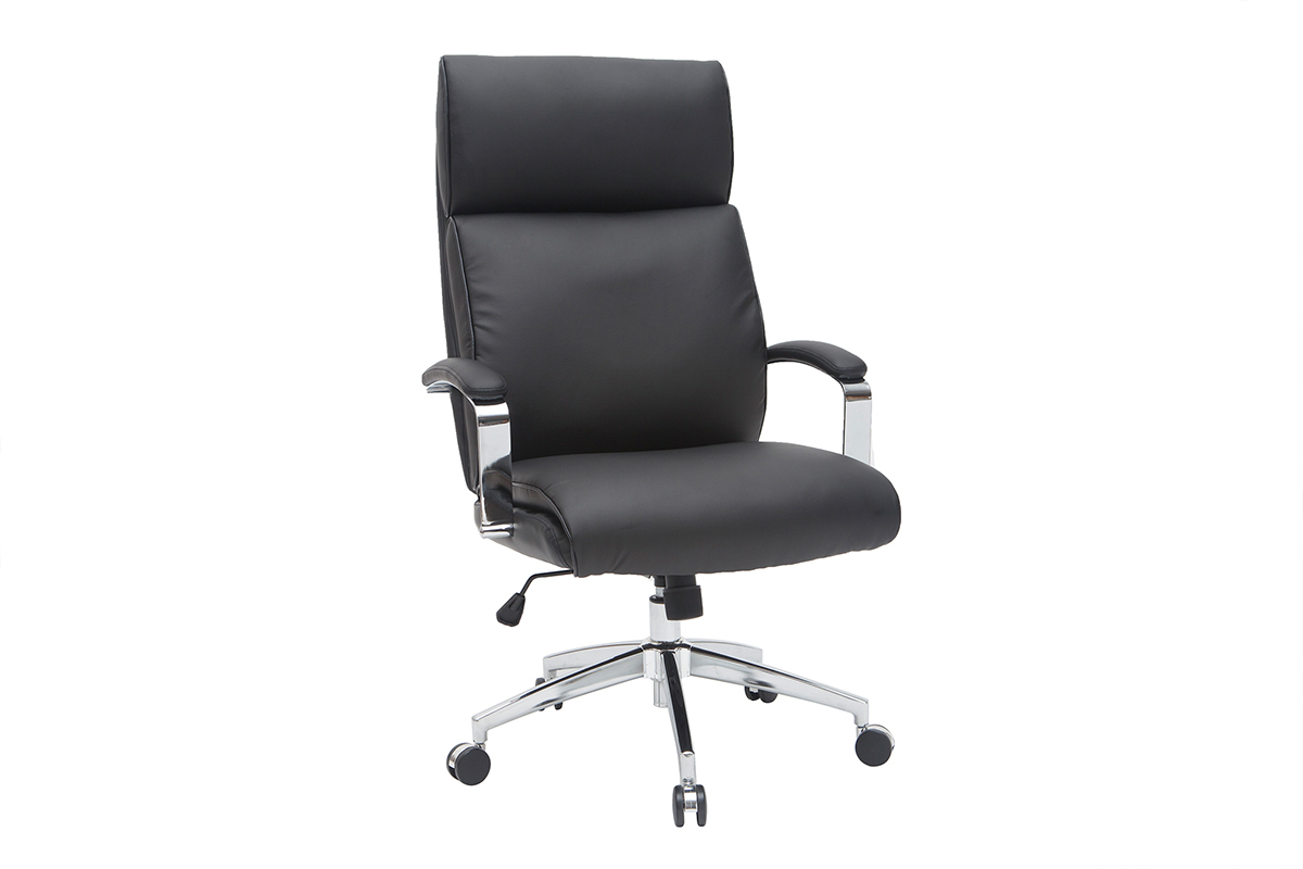 Leder-Brosessel Schwarz CITY - Rindsleder